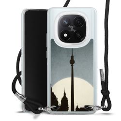 New Carry Case Transparent Stoff schwarz/silber