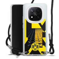 New Carry Case Transparent Stoff schwarz/silber