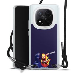 New Carry Case Transparent Stoff schwarz/silber