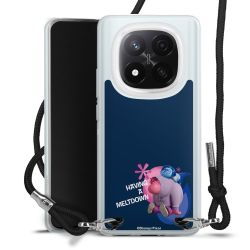 New Carry Case Transparent Stoff schwarz/silber