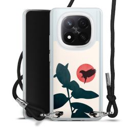 New Carry Case Transparent Stoff schwarz/silber