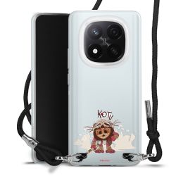 New Carry Case Transparent Stoff schwarz/silber