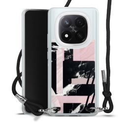 New Carry Case Transparent Stoff schwarz/silber