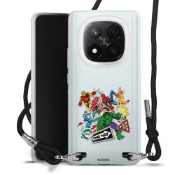 New Carry Case Transparent Stoff schwarz/silber