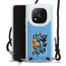 New Carry Case Transparent Stoff schwarz/silber