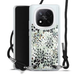 New Carry Case Transparent Stoff schwarz/silber