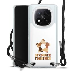 New Carry Case Transparent Stoff schwarz/silber