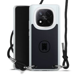 New Carry Case Transparent Stoff schwarz/silber