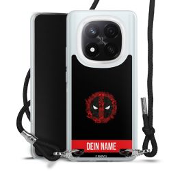 New Carry Case Transparent Stoff schwarz/silber