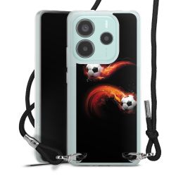 New Carry Case Transparent Stoff schwarz/silber