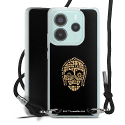 New Carry Case Transparent Stoff schwarz/silber