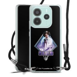 New Carry Case Transparent Stoff schwarz/silber