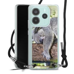 New Carry Case Transparent Stoff schwarz/silber