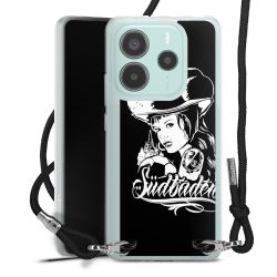 Carry Case Stoff schwarz/silber