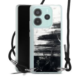 New Carry Case Transparent Stoff schwarz/silber