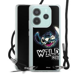 New Carry Case Transparent Stoff schwarz/silber