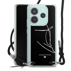 Carry Case Stoff schwarz/silber