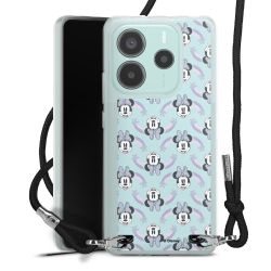 New Carry Case Transparent Stoff schwarz/silber