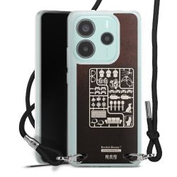 Carry Case Stoff schwarz/silber