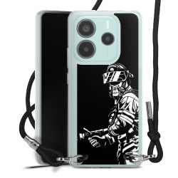 Carry Case Fabric black/silver