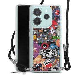 Carry Case Stoff schwarz/silber