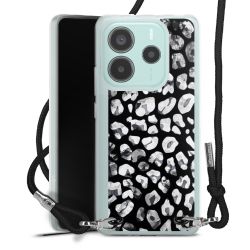 New Carry Case Transparent Stoff schwarz/silber