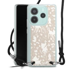 New Carry Case Transparent Stoff schwarz/silber