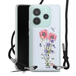 New Carry Case Transparent Stoff schwarz/silber