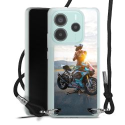 Carry Case Stoff schwarz/silber