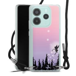 New Carry Case Transparent Stoff schwarz/silber