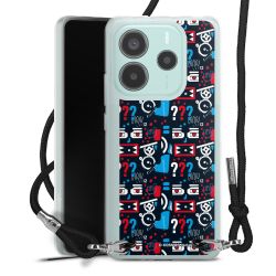 Carry Case Stoff schwarz/silber