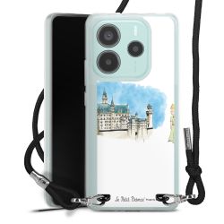 New Carry Case Transparent Stoff schwarz/silber