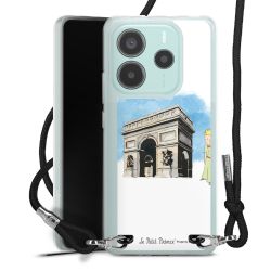 New Carry Case Transparent Stoff schwarz/silber