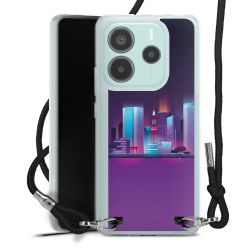 New Carry Case Transparent Stoff schwarz/silber