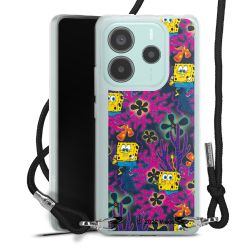 New Carry Case Transparent Stoff schwarz/silber