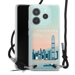 New Carry Case Transparent Stoff schwarz/silber