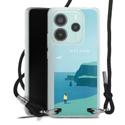 New Carry Case Transparent Stoff schwarz/silber