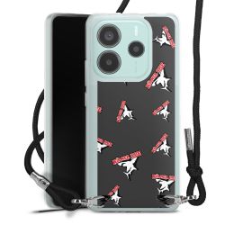 Carry Case Stoff schwarz/silber