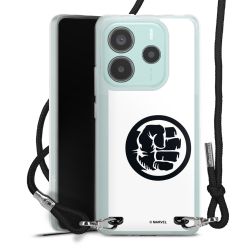 New Carry Case Transparent Stoff schwarz/silber