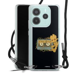 New Carry Case Transparent Stoff schwarz/silber