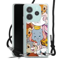 New Carry Case Transparent Stoff schwarz/silber