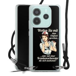 Carry Case Stoff schwarz/silber