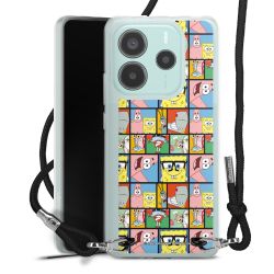 New Carry Case Transparent Stoff schwarz/silber