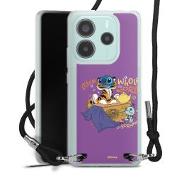 New Carry Case Transparent Stoff schwarz/silber