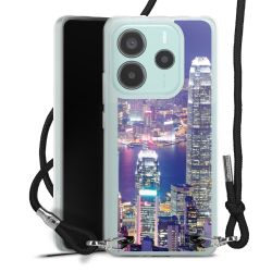 New Carry Case Transparent Stoff schwarz/silber