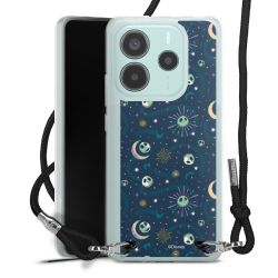 New Carry Case Transparent Stoff schwarz/silber