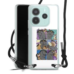 Carry Case Stoff schwarz/silber