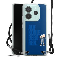 New Carry Case Transparent Stoff schwarz/silber