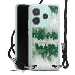 New Carry Case Transparent Stoff schwarz/silber