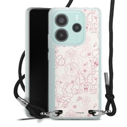 New Carry Case Transparent Stoff schwarz/silber